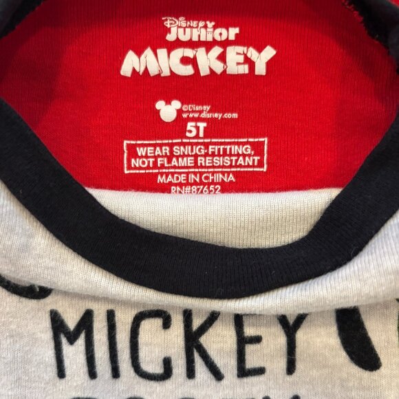 Disney Pajamas Set - Toddler Pajamas - Size 5T - Mickey Mouse - Donald Duck - Picture 5 of 5